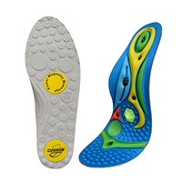 Semelles orthopédiques confortables avec soutien de la voûte plantaire, amorti en EVA, absorption des chocs, stabilisateur de la voûte plantaire en TPU pour usage sportif - OEM disponible