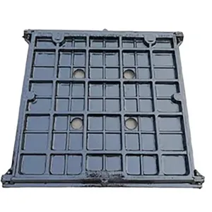 Tapa <span class=keywords><strong>de</strong></span> alcantarilla <span class=keywords><strong>de</strong></span> hierro fundido dúctil EN124 D400 850*850 negra, duradera, <span class=keywords><strong>de</strong></span> grado ingeniería, para tanques <span class=keywords><strong>de</strong></span> combustible y <span class=keywords><strong>agua</strong></span> <span class=keywords><strong>de</strong></span> <span class=keywords><strong>lluvia</strong></span>, con llave para alcantarilla. - Product Image 2