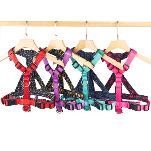 تسخير تتبع الكلب الإفراج السريع دائم ومبطن لينة مع نمط بصمة مخصصة النايلون حزام الكلب قابل للتعديل - Product Image 6