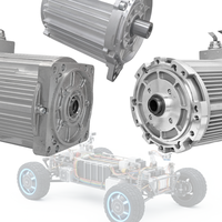Moteur BLDC IE5 à enroulement hélicoïdal 72V 10KW 12KW pour conversion de voiture électrique, 3000 à 7000 tr/min, couple élevé jusqu'à 85 Nm
