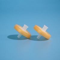 Filtre à seringue médical stérile jetable à double embout Luer Lock, OEM, 4 mm, 13 mm, 25 mm, 33 mm, 50 mm, 0,8 µm, PES