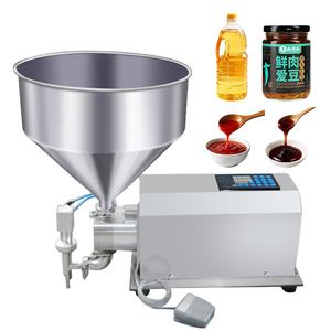 Machine de remplissage à pompe rotative avec pesage pour miel, confiture, beurre de cacahuète, shampoing, colle, sauce, ketchup, mayonnaise, lotion - Product Image 3