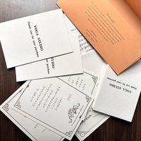 Invitations de mariage personnalisées, gaufrage/dorure, papier artistique, impression typographique, enveloppe pour cartes de visite et cartes-cadeaux