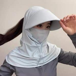 BESTELLA Masque de protection solaire intégral imperméable et anti-UV pour <span class=keywords><strong>femme</strong></span>, respirant, style <span class=keywords><strong>cagoule</strong></span> d'extérieur, protection solaire, <span class=keywords><strong>cagoule</strong></span> style image - Product Image 6