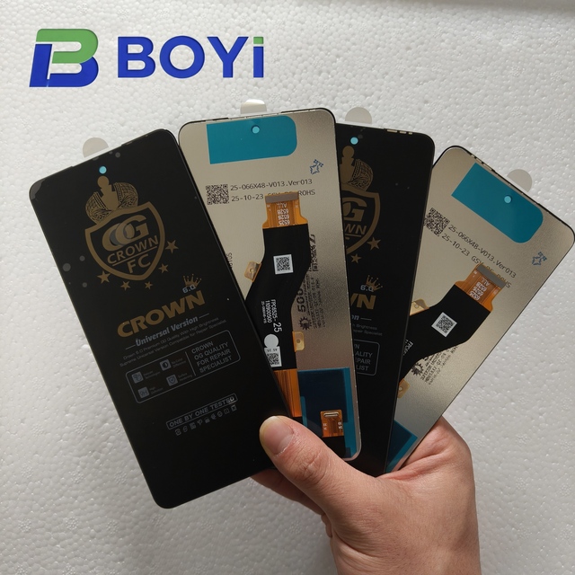 Wholesale Crown LCD Display for Samsung Infinix BG6 X6525 X6515 BG7 BF7 Smart8 A70S BF6 POP8 Tecno Itel Mobile Phone LCDs Screen