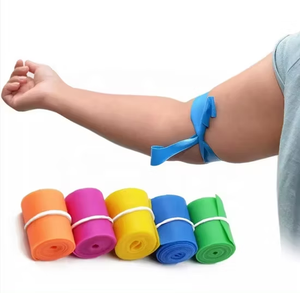 Tek Kullanımlık TPE Turnike Lateks İçermeyen Tıbbi Elastik Bant Kan Alma Flebotomi Hastane Kullanımı İçin - Product Image 1