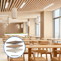 Panel de Nido de Abeja 3D Anti-Rayaduras, Ecológico, Anti-UV, Ignífugo, con Certificación ISO CE, para Decoración de Vestíbulos de Edificios Comerciales