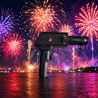 Nouveau style, prix de gros, fontaine à étincelles noires, sans fumée, pour mariage et Nouvel An chinois, pistolet de tir pyrotechnique en plastique