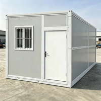Maison préfabriquée modulaire de haute qualité, petite maison, kit de maison en conteneur, installation rapide, structure en acier durable, maison en conteneur pliable