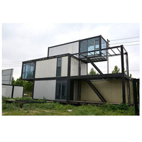 Villa en bois, maison prédécoupée, rectangulaire, en acier, de luxe, prédestinée aux enfants
