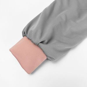 Chaqueta de Trabajo Médica de Manga Larga y Tejido Grueso, Cuello Alto, Uniforme de Enfermera de Color Sólido con Bolsillos - Product Image 5