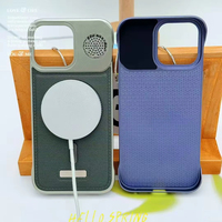 Coque de téléphone portable BAILI Factory, style très vendu, autocollant aromatique, magnétique, sans cadre, effet métal nu, toucher lisse, pour iPhone