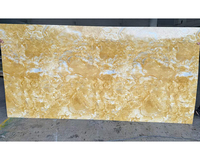 Dalle d'onyx artificiel rétroéclairée, panneau d'onyx imitation, panneaux de marbre fins, pierre d'onyx fine pour l'intérieur, dalle translucide pour fond de maison