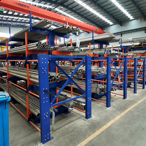 Endüstriyel Boru Rafı Dayanıklı Çelik Konstrüksiyon Yüksek Yoğunluklu Depolama Rafı Metal Malzeme Taşıma İçin - Product Image 2