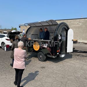 2025 Concession Catering <b>Coffee</b> Trailers Fully Equipped Van Mobile <b>Ice</b> Cream Food Truck With Full Kitchen - Product Image 1