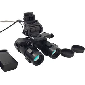 อุปกรณ์มองกลางคืนแบบติดหมวกนักบิน QVS940 FOV40 °   GEN2+ FOM1400+ IIT P43/P45 ระบบประตูอัตโนมัติสำหรับการบินเพื่อการสังเกตการณ์ OEM/ODM - Product Image 1