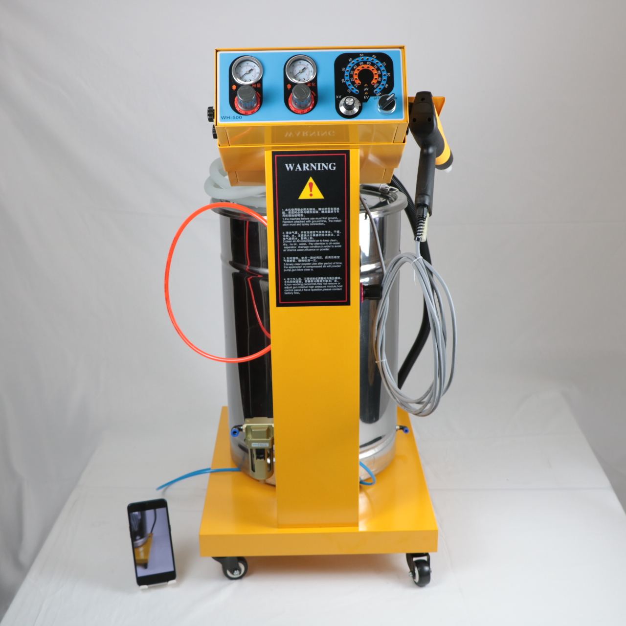 Industrial Metal Electrostatic Powder Coating Paint Spray Gun