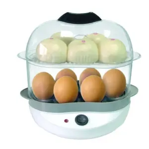 واحد إلى طبقتين المنزل الكهربائية المحمولة البيض باخرة طباخ غلاي بيض nutricook السريع آلة طهي البيض