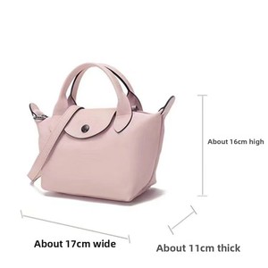 <b>Mini</b> Dumpling Crossbody <b>Bag</b> <b>Black</b> Leather Style Women Shoulder Handbag - Product Image 6