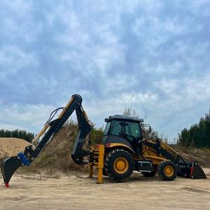 फार्म का उपयोग jcb मिनी 4x4wd डीजल बैकहोए लोडर क्यूमिन इंजन ईटन हाइड्रोलिक्स 75kw उच्च दक्षता मुक्त शिपिंग - Product Image 4