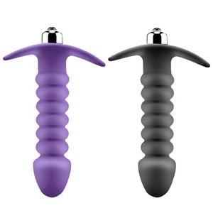 Twisted Silicone Anal Plug Sexspielzeug Vib rating Butt Dildo für erwachsene Männer Prostata Massage Perlen Set - Product Image 1