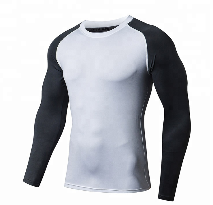 custom made quick dry uv protection long sleeve compression rash guard shirts for men women