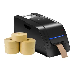 2024 Application Witdth 4-8CM Gummed Water Activated Machine Automatic Packaging Wet Kraft Paper Electric Tape Dispenser