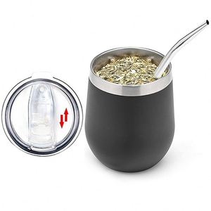 Copa de Vino sin Tallo con Revestimiento Interior de Acero Inoxidable 304 Premium, Regalo de Aniversario, Grabado de Logotipo Personalizado ASM09 - Product Image 3