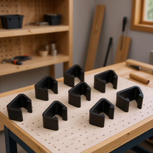 Connecteurs de meubles, supports d'étagères en plastique durables pour l'assemblage de meubles en bois - Product Image 2