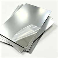 Film Miroir PC Auto-Adhésif en Gros 300*200mm 1mm RoHS Haute Clarté Film Protecteur pour Pièces de Miroir DIY Jouets et Meubles
