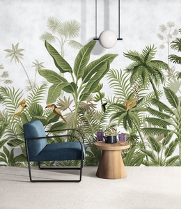 Bella tropicale verde grande albero foresta paesaggio parete <span class=keywords><strong>carta</strong></span> <span class=keywords><strong>da</strong></span> <span class=keywords><strong>parati</strong></span> <span class=keywords><strong>con</strong></span> negozi al dettaglio <span class=keywords><strong>carta</strong></span> murale murale stanza commerciale - Product Image 4