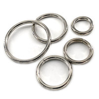 Gesper Cincin O Logam Perunggu 25mm untuk Tali Anjing, Ransel, Aksesoris Tas, Fashion Perak & Gunmetal - untuk Tas & Senjata Api