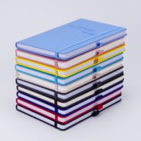 Carnet en cuir souple A5 de haute qualité avec logo personnalisé, reliure cousue, pour réunions d'affaires, fournitures de bureau Haobang