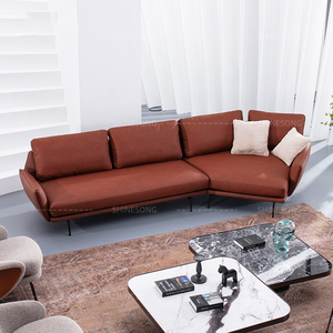 Canapé 3 places en tissu microfibre, confortable, meubles de maison, salon, en forme de L, Offre Spéciale - Product Image 1
