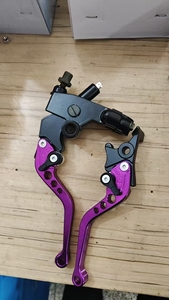 오토바이 개조 디스크 브레이크 CNC 펌프 브레이크 좌우 클러치 핸들바 브레이크 클러치 핸들 - Product Image 6