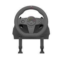 Volante de Carreras Giratorio Nuevo de Fábrica para PC, PS3, PS4, Xbox One, Switch, Volante de Conducción con 3 Pedales