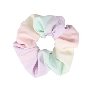 Chouchous tendance en tissu dégradé pour femmes, accessoires de coiffure quotidiens, élastiques pour queue de cheval et chignon - Product Image 6