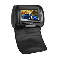 Ecran de voiture universel 7 pouces, repose tête, moniteur d'affichage arrière de voiture, DVD + AV