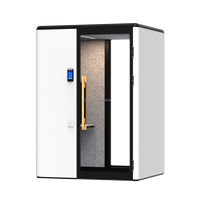 Cabine de bureau insonorisée Comine, espace de travail acoustique modulaire portable pour les environnements de bureau moderne, d'hôtel, d'école et de centre commercial