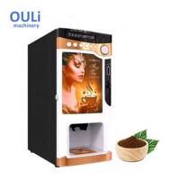 Distributeur automatique de café et de thé multi-options, machine à café instantané à monnayeur