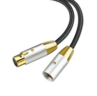 Câble professionnel 3 broches mâle femelle Microphone XLR haute qualité 3m 5m 10m 20m 100m câble micro Audio avec connecteur pour haut-parleurs