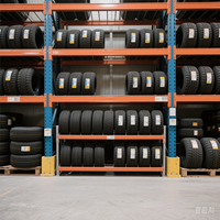 Étagère de stockage commerciale à usage intensif OEM pour pneus de camion Système de rayonnage à palettes en acier industriel pour pneus de Chine