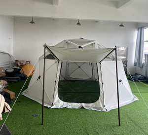 High Quality Foldable Waterproof Oxford Luxury Family Camping Dome <b>Tent</b> Automatic Outdoor Camping <b>Tent</b> - Product Image 2