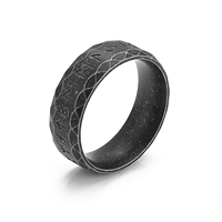 Bague en acier inoxydable pour homme avec runes nordiques, bijoux vikings pour homme