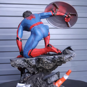 Nueva Estatua Hecha a Mano del Increíble Hombre Araña, Estatua de Personaje de Película de Sideshow en Venta - Product Image 4