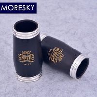 MORESKY Clarinet Bb 18 Keys Silver-plated Ebony/Grenadilla Sib Clarinete M112