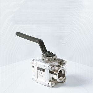 Válvula de Bola de Acero Inoxidable de Alta Presión HBV-100, Válvula de Bola de Acero Fundido de 4 Pulgadas, 3 Piezas, Apertura Total, Válvula Global - Product Image 4