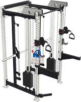 YG FITNESS YG-A006 Machine Smith multifonctionnelle 3-en-1 et rack de musculation multifonctionnel pour l'entraînement de force commercial