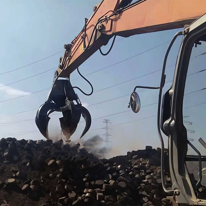 Factory Customizid Excavator Attachment Hydraulic 360 Degrees Rotating ...
