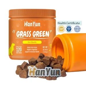 Großhandel Verdauung Darm Urin & Niere Haustier Gesundheit Ergänzung Green Grass Dog Supplements Greens